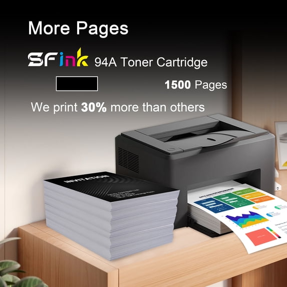 94A (2-Pack Black) Toner Cartridge High Yield Compatible for HP94A CF294A Toner Cartridges for LaserJet Pro M118dw MFP M148dw M148fdw M149 Printers