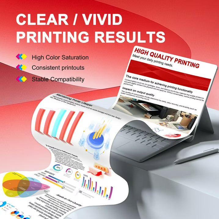 280XXL 281XXL Ink Cartridges Compatible for Canon 280 and 281 Ink Work for Pixma TR8520 TR8620a TS8120 TS9120 Ink