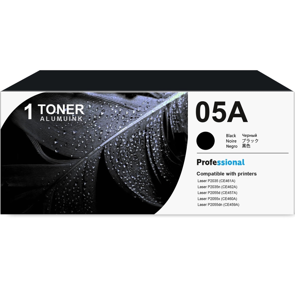 05A CE505A Toner Cartridge Balck 1-Pack Compatible for 05A CE505A Toner Cartridges for Laser P2035, P2055 Series Printer