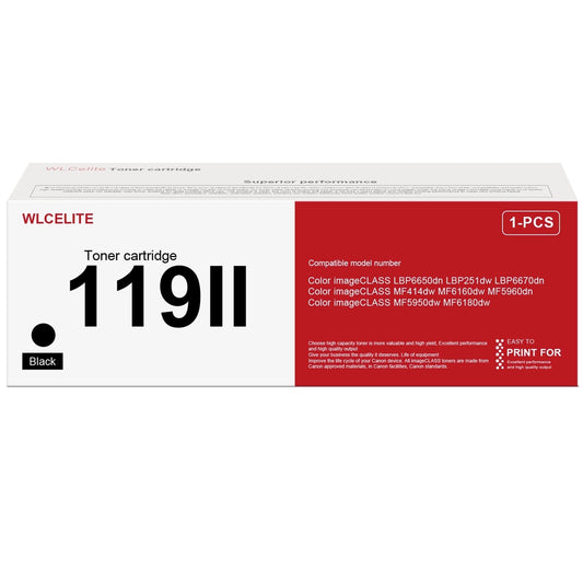 119II Toner Cartridge Compatible for Canon 119II 119 Toner Cartridges For MF6180dw MF414dw Printer
