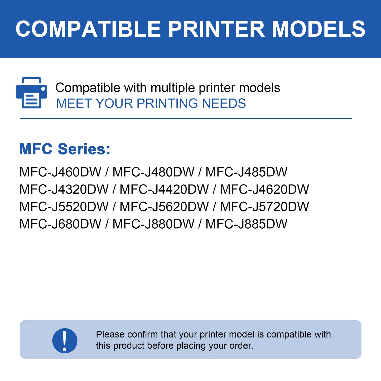 LC3011 Ink Cartridges Compatible for Brother LC3011 Ink Cartridge for MFC-J690DW J895DW Printer (5-PACK)