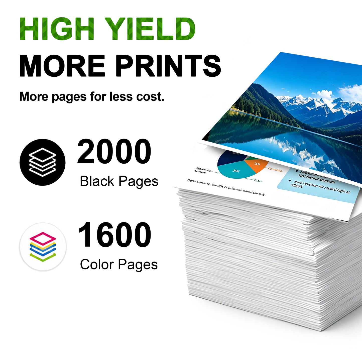 952XL Ink Cartridges Combo Pack Compatible for 952 xl 952 Ink Cartridges Works with OfficeJet Pro 7740 8710 8720 8210 Printers (4-Pack)