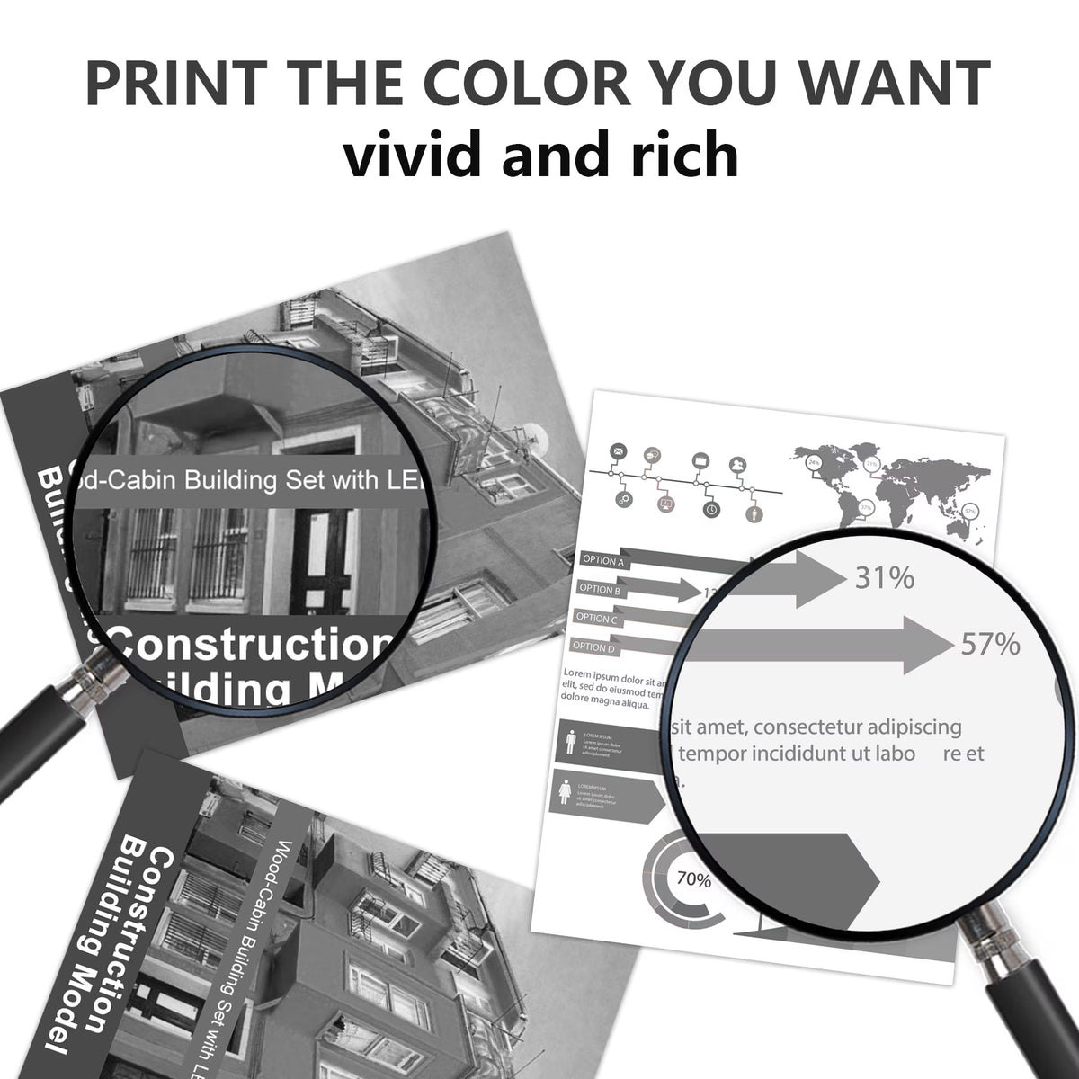 48A Toner Compatible for 48A CF248A Toner Cartridge Black for LaserJet Pro M15w M30w Printer