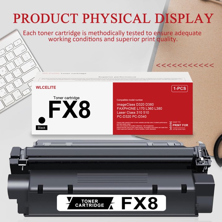 FX8 Black Toner Replacement for Canon FX8 Toner Cartridge with D320 D380 Printer