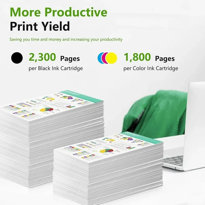 952 XL Ink Cartridges 952XL Compatible for HP 952 Ink Cartridge for OfficeJet Pro 8702 8710 8715 Printers (4 Pack)