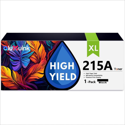 215A Toner Cartridge 1 Pack Compatible for 215A W2310A Black Toner Cartridges for Color Laser Pro M155, Color Laser Pro MFP M182, M183 Series Printers