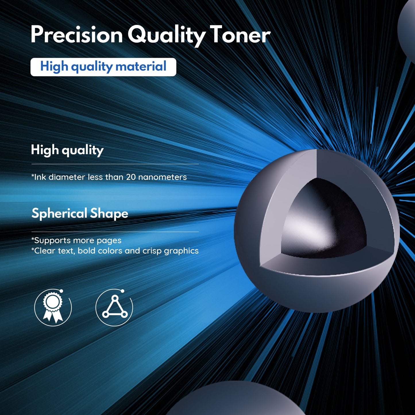 58A Toner Cartridge Yields Up to 3,500 Pages Black 2-Pack Compatible for CF258A Pro M404n M404dn MFP M428fdw M428dw M428fdn Printer