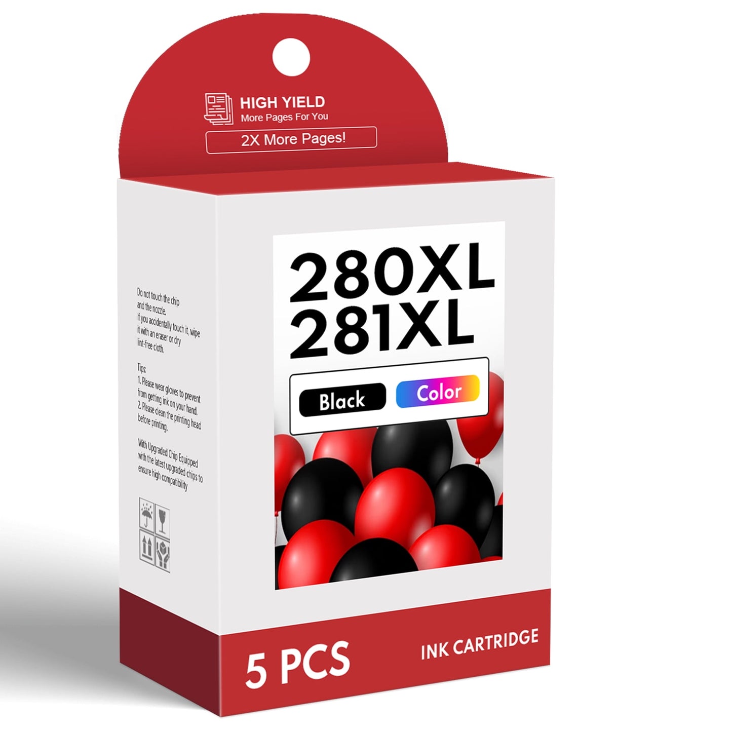 280XL 281XL Ink Cartridges Compatible for Canon 280 and 281 Ink for Pixma TR8520 TR8620a TS8120 TS9120