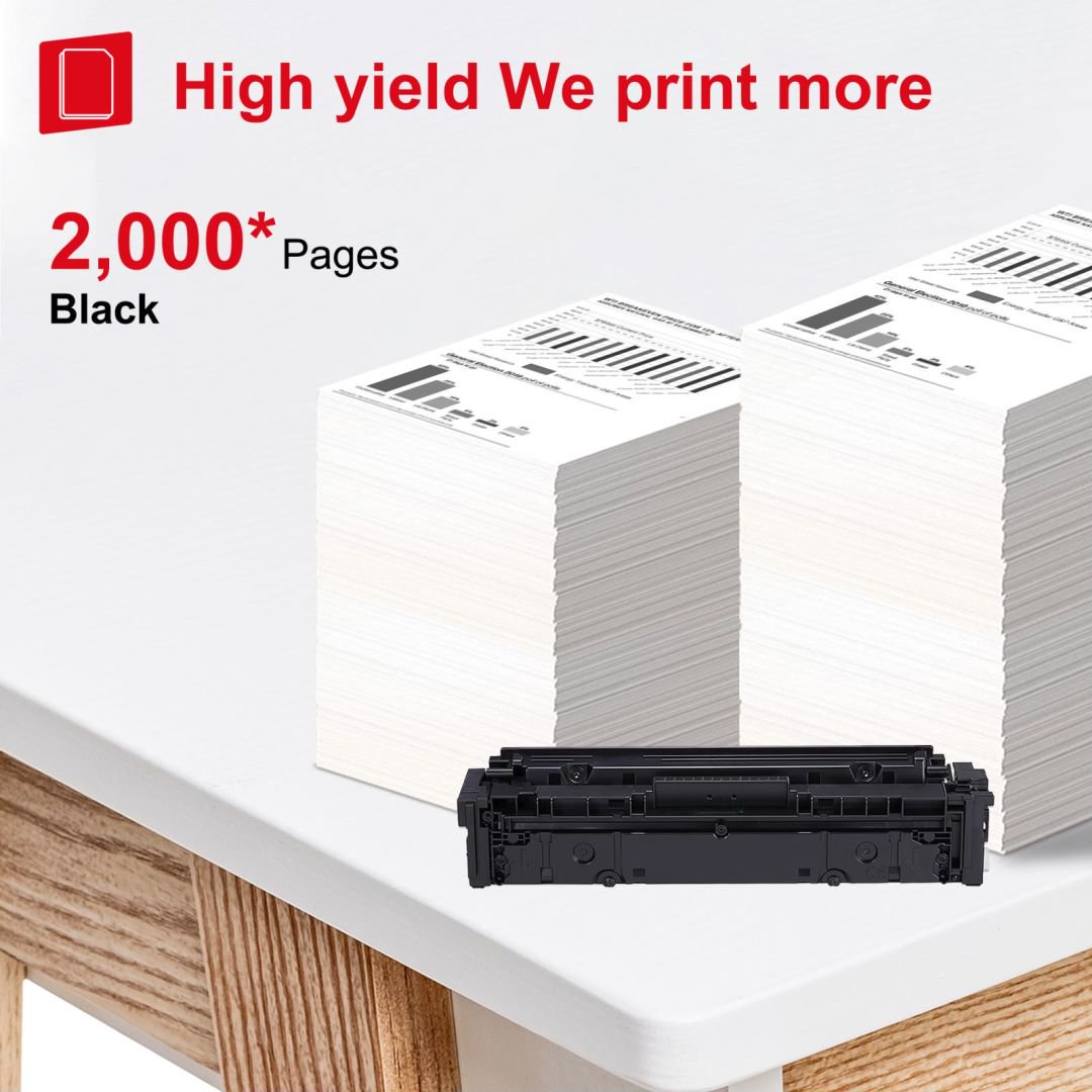 054 3024C001 Toner Cartridge Black 2-Pack Replacement for Canon 054 ImageCLASS MF641Cdw MF642Cdw MF644Cdw LBP622Cdw Printer