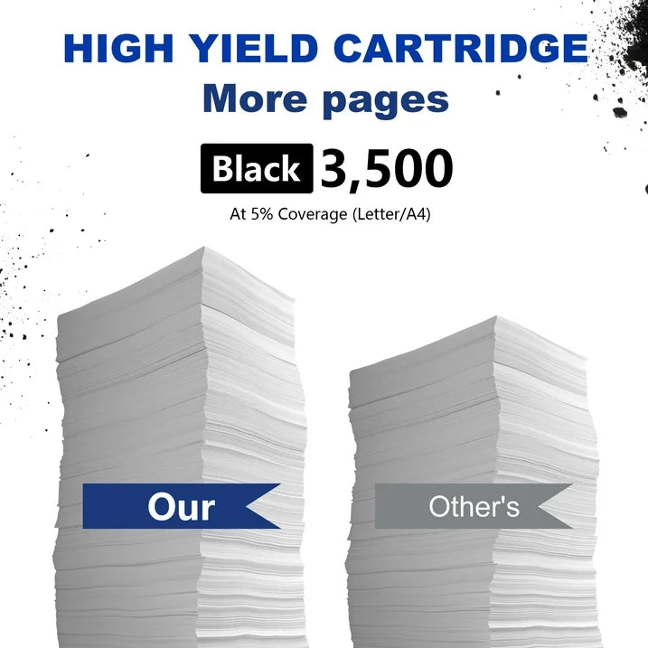TN830XL Toner Compatible for Brother TN830 XL Toner Cartridge High Yield Printer Toner 3,500 page