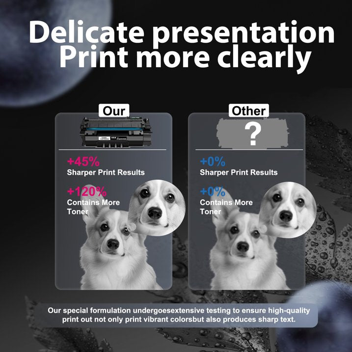 49A Q5949A Toner Cartridge Compatible for 49A Toner Cartridge for LaserJet 1160 1320 1320n Printer Ink (2 Pack Black )