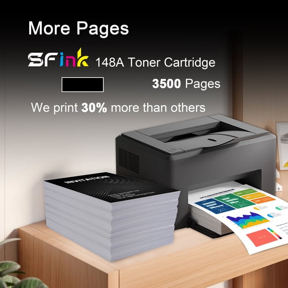 148A Toner Cartridge 2-Pack Black Compatible for HP148A W1480A 148X W1480X for LaserJet Pro MFP 4101fdw 4101fdn 4001dw 4001dn 4001n Printer High Yield