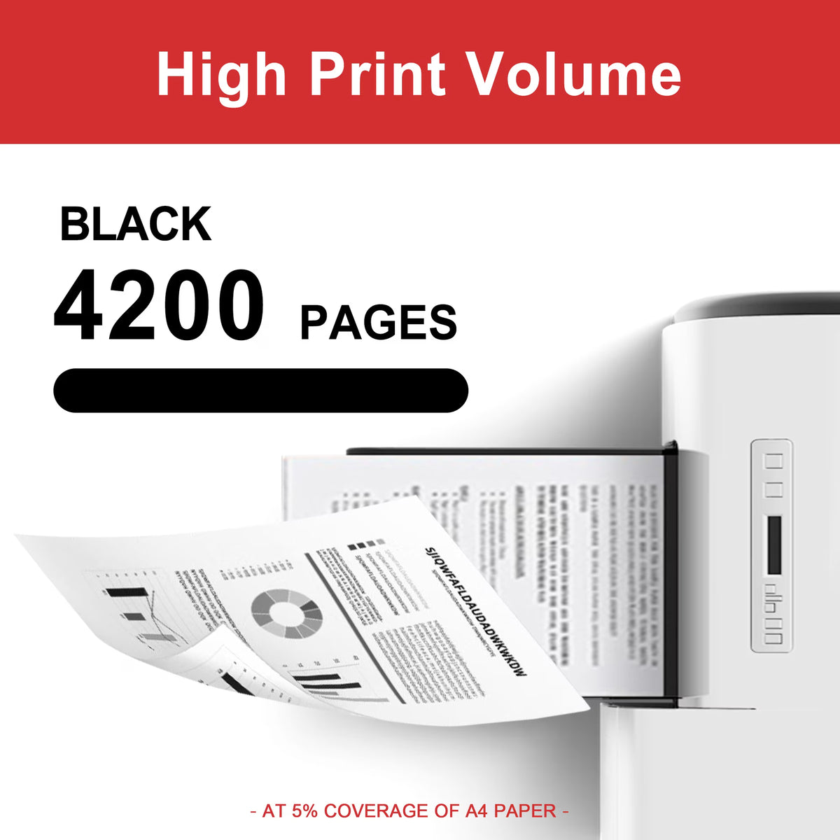 1 Pack Cartridge 051H Black Toner Cartridge Compatible for Canon CRG-051 051H Toner Cartridge imageCLASS MF267dw MF269dw MF263dn MF264dw LBP162dw Printer Toner 051