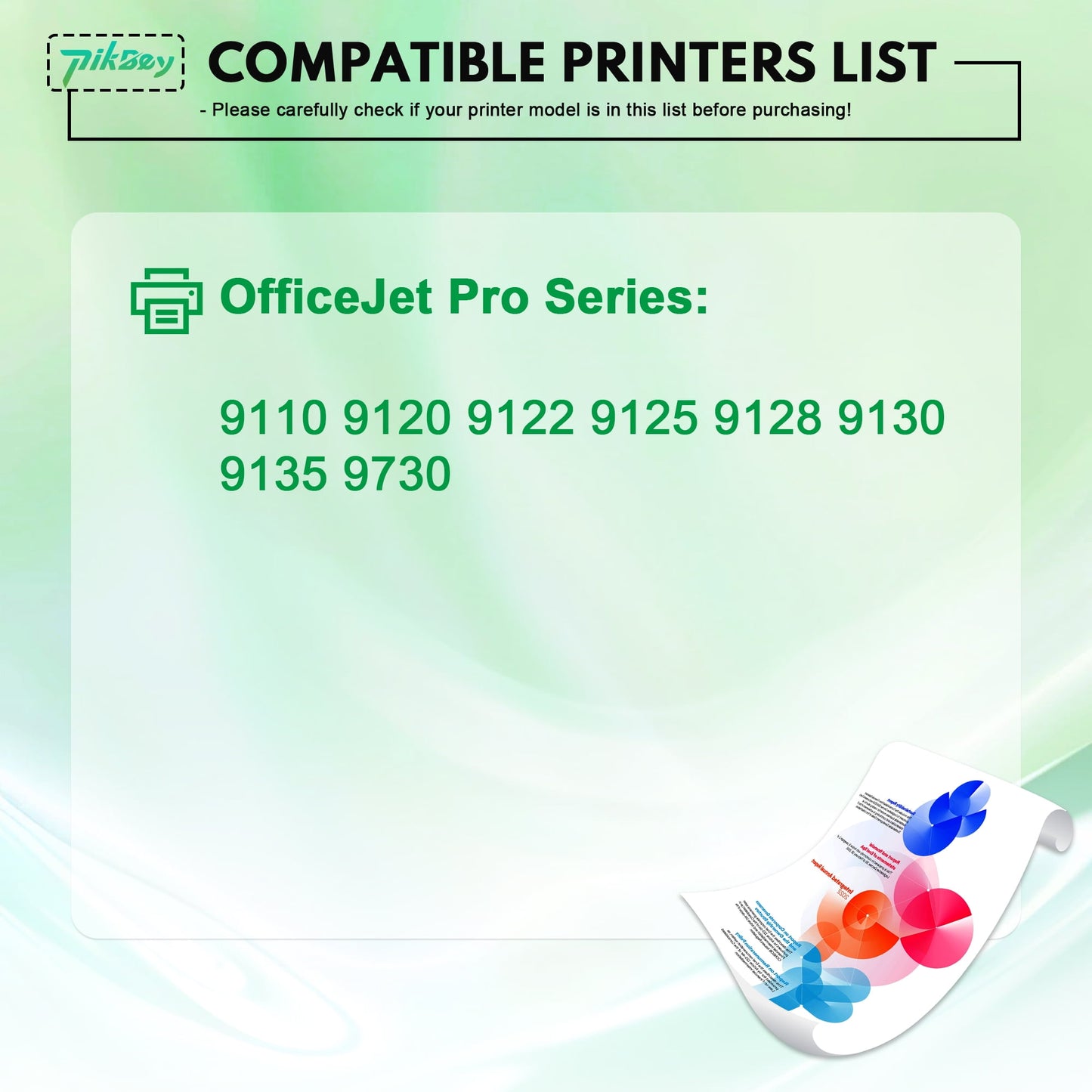936e Ink Cartridges (Black/Cyan/Magenta/Yellow) Compatible for HP 936 936e Ink Cartridge for HP OfficeJet Pro 9110 9120 9122 9125 9128 9130 9135 9730 Printers 4-Pack