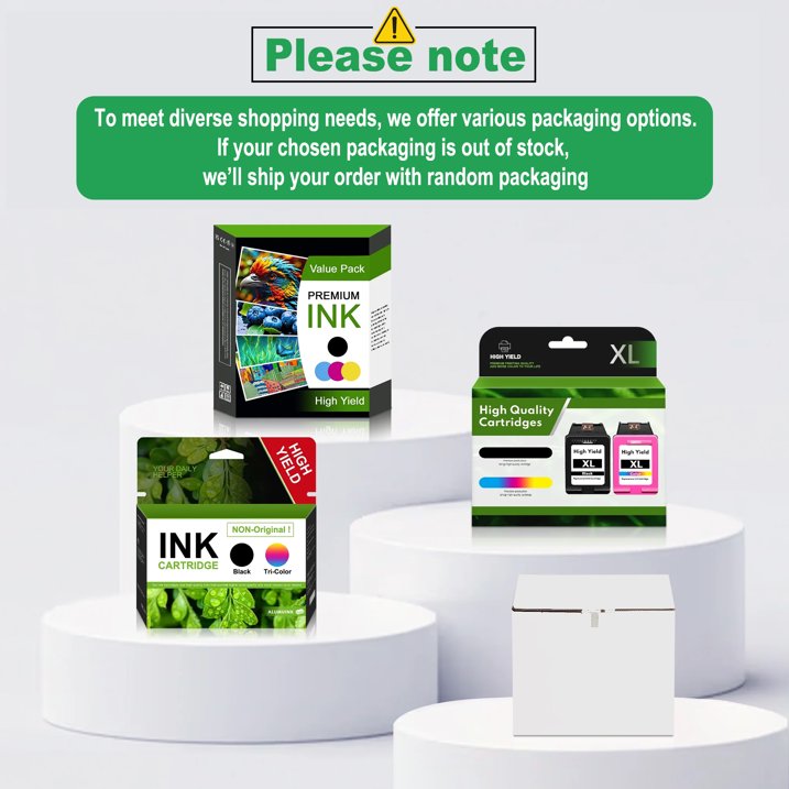61XL Ink Cartridges Compatible for 61 Ink Cartridge Combo Pack for Printer Ink 61 for Envy 4500 4502 5530 DeskJet 1000 1010 2050 2500 Officejet 4630 4635 Printer (Black, Tri-Color)
