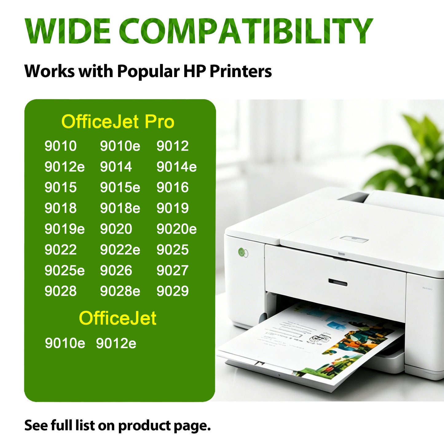 962XL Ink Cartridges Combo Pack Compatible for 962 xl 962 Ink Cartridges Works with OfficeJet Pro 9022 9022e 9025 9025e Printers (4-Pack)