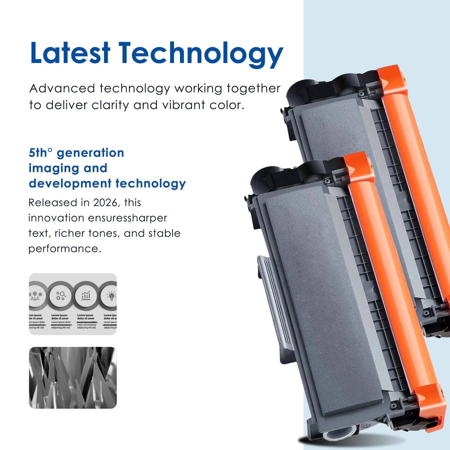 TN 660 TN660 Toner Cartridge Compatible for Brother TN660 High Yield Black Works with HL-L2320D DCP-L2520DW L2540DW MFC-L2685DW L2707DW ( 3 Pack )