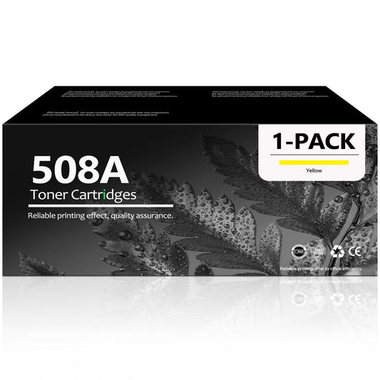 508A CF362A Toner Cartridge Compatible for 508A Yellow Toner Cartridge for Color LaserJet Enterprise M552dn M553dh Printer