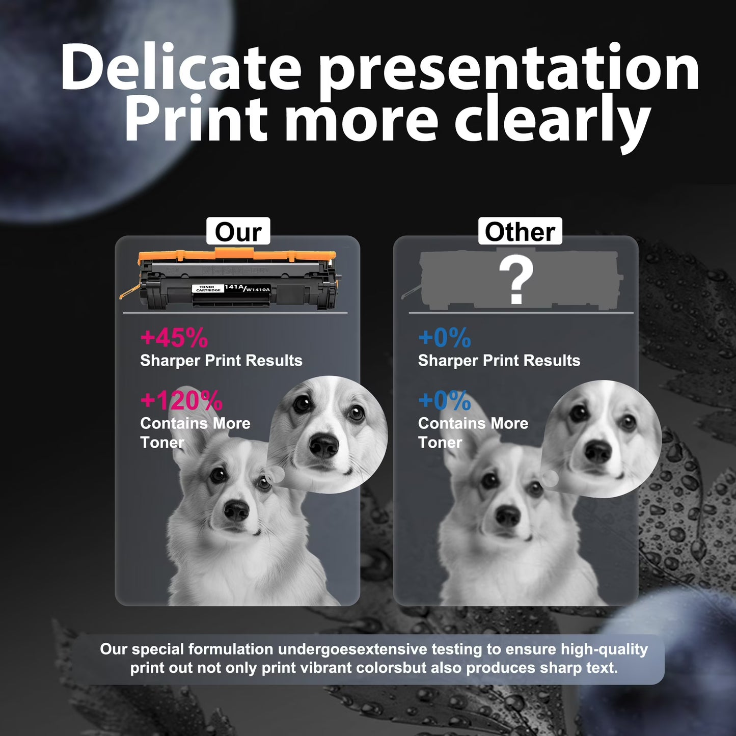 141A Toner Cartridge Compatible for 141A W1410A Toner Cateridge(with Chip)for LaserJet M110w M139w M140w Printer