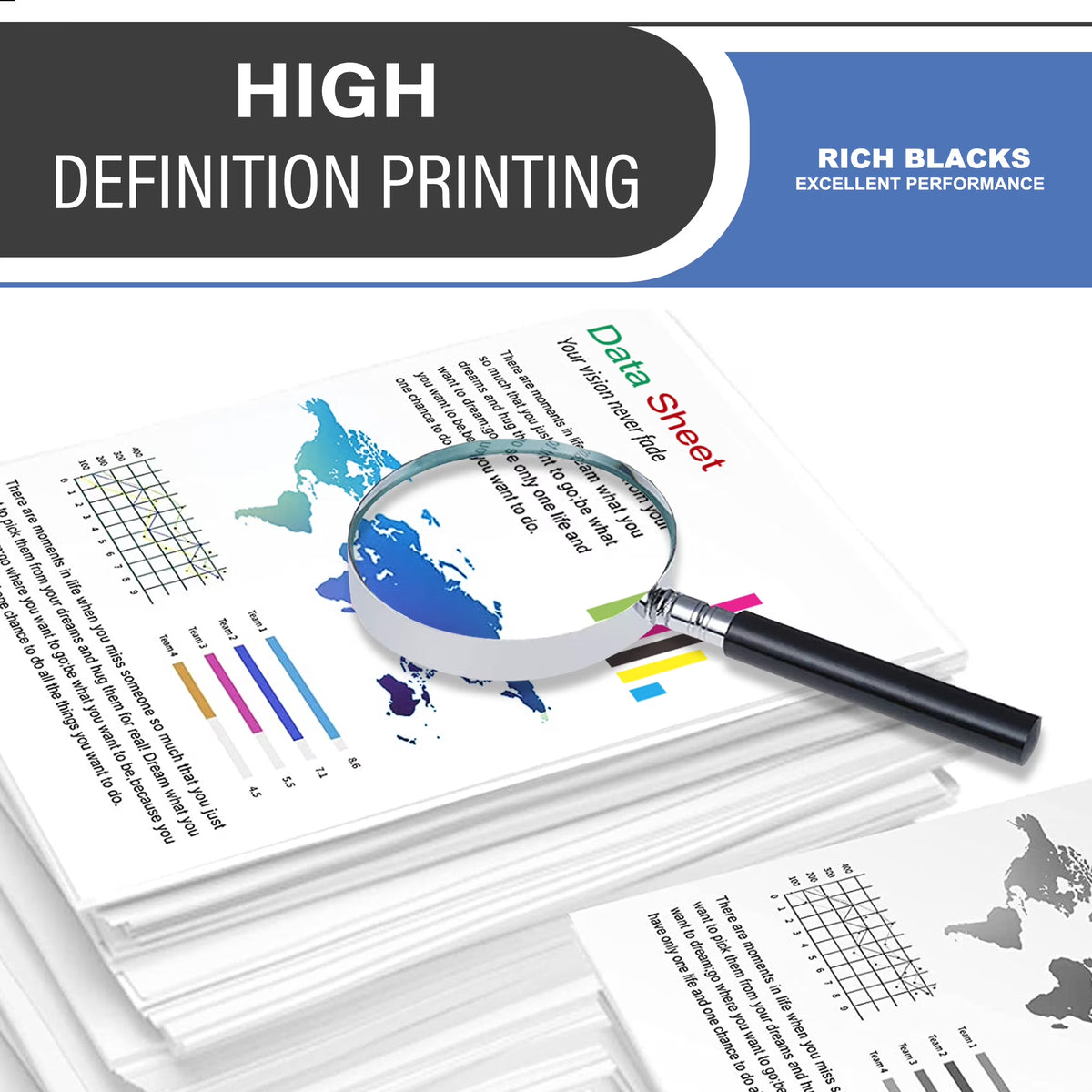 414A Toner Cartridge 4-Pack Compatible for 414A W2020A Toner Cartridges for Color Laser Enterprise M455dn, MFP M480f; Color Laser Pro M454, MFP M479 Series Printer (Black, Cyan, Magenta, Yellow)