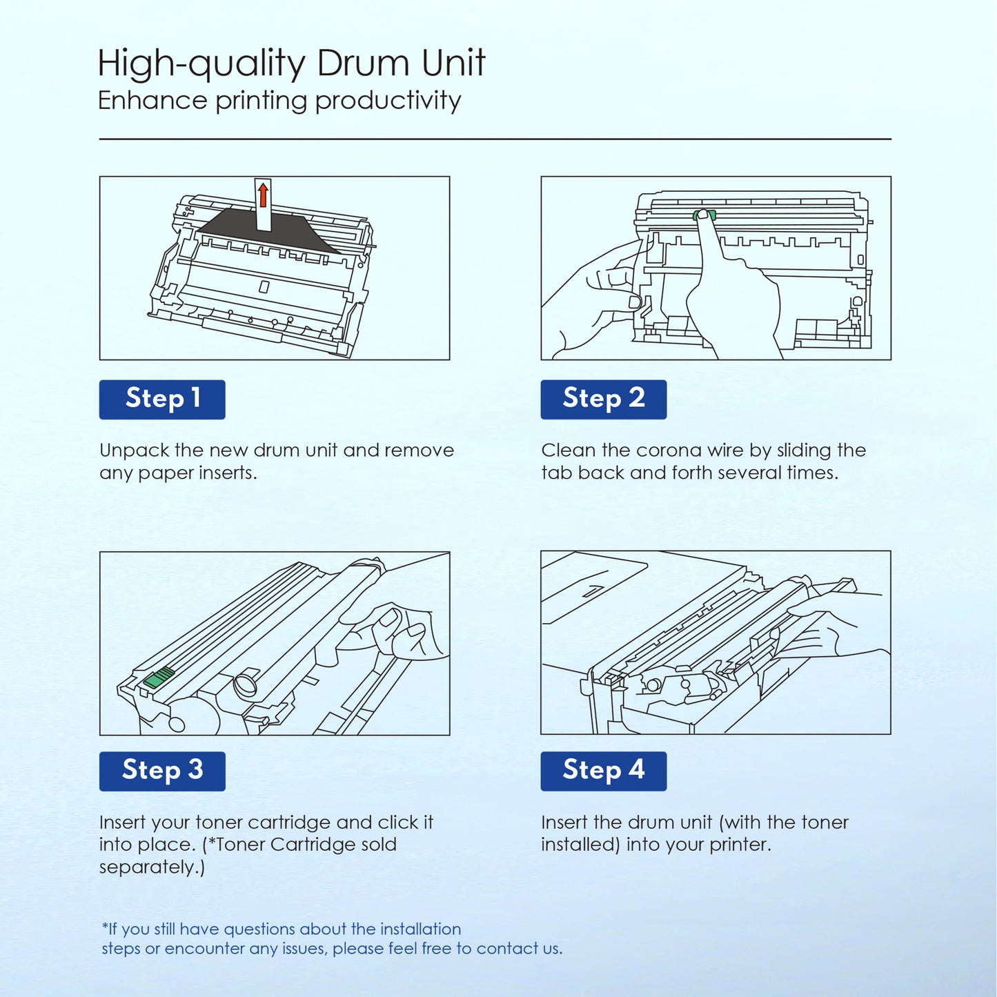 DR 730 DR-730 Drum Unit Compatible for Brother DR 730 High Yield Black Works with MFC-L2750DWXL L2730DW HL-L2370DWXL L2390DW DCP-L2550DW [ 2 Black ]