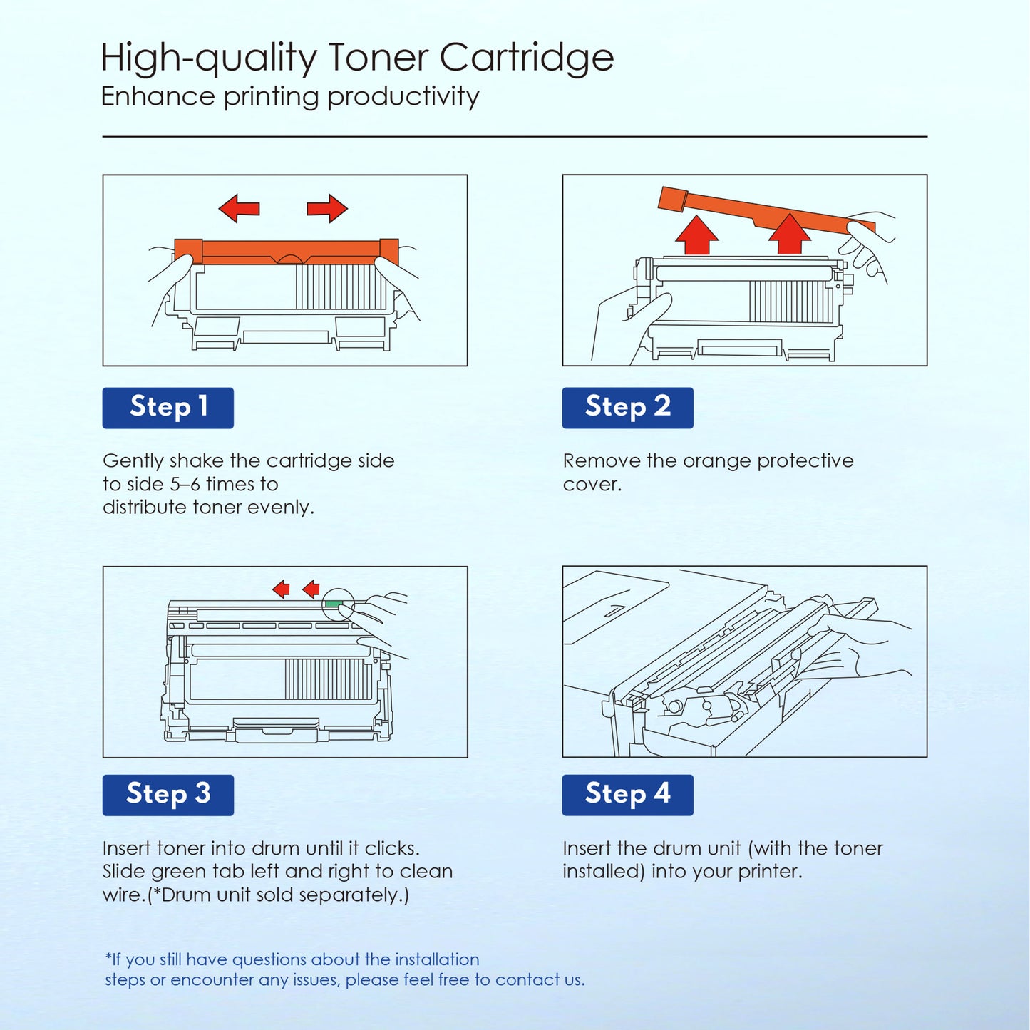 TN420 TN 420 Toner Cartridge Compatible for Brother TN420 High Yield Black Works with DCP-7060D Intellifax-2840 HL-2130 2132 [1-Pack, 1500 Pages Per Cartridge]