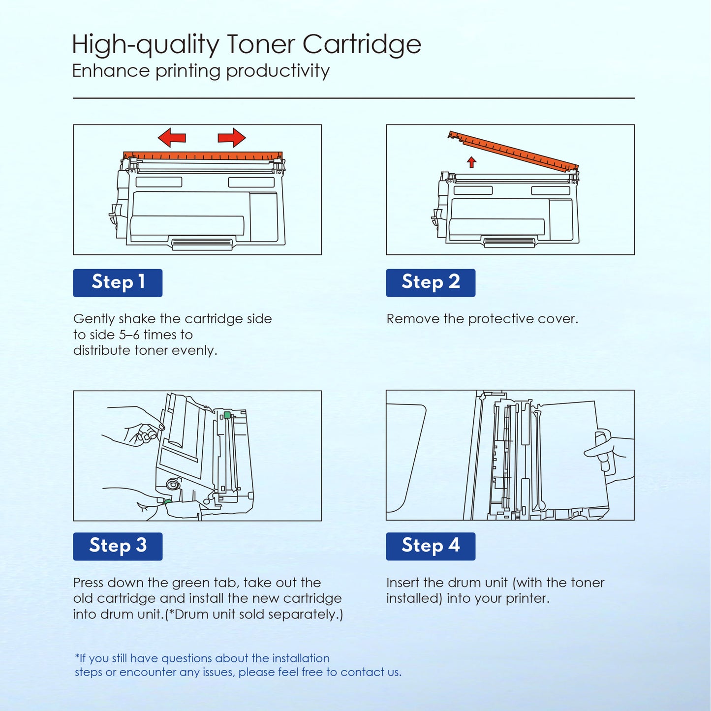 TN 850 TN-850 Toner Cartridge Compatible for Brother TN850 High Yield Black Works with DCP-L5650DN HL-L5100DN MFC-L6700DW ( 3 Black )