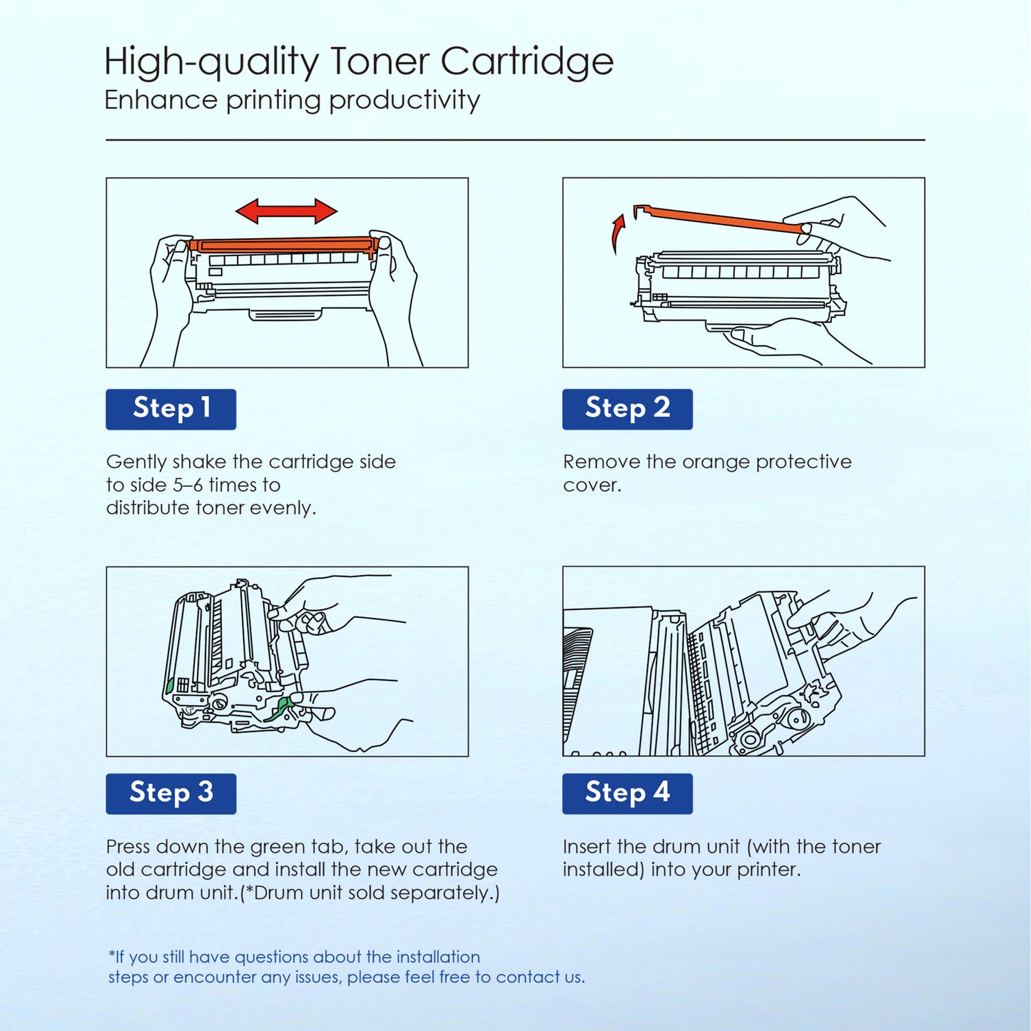 TN-660 TN 660 Toner Cartridge Compatible for Brother TN660 High Yield Black Works with HL-L2315DW DCP-L2520DW MFC-L2700DW ( 1-Pack, 2800 Pages Per Cartridge )