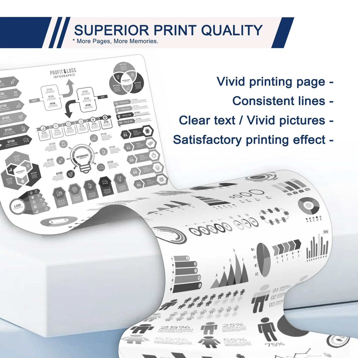TN760 Toner Cartridge Compatible for Brother TN760 Toner TN730 Toner Cartridges Printer