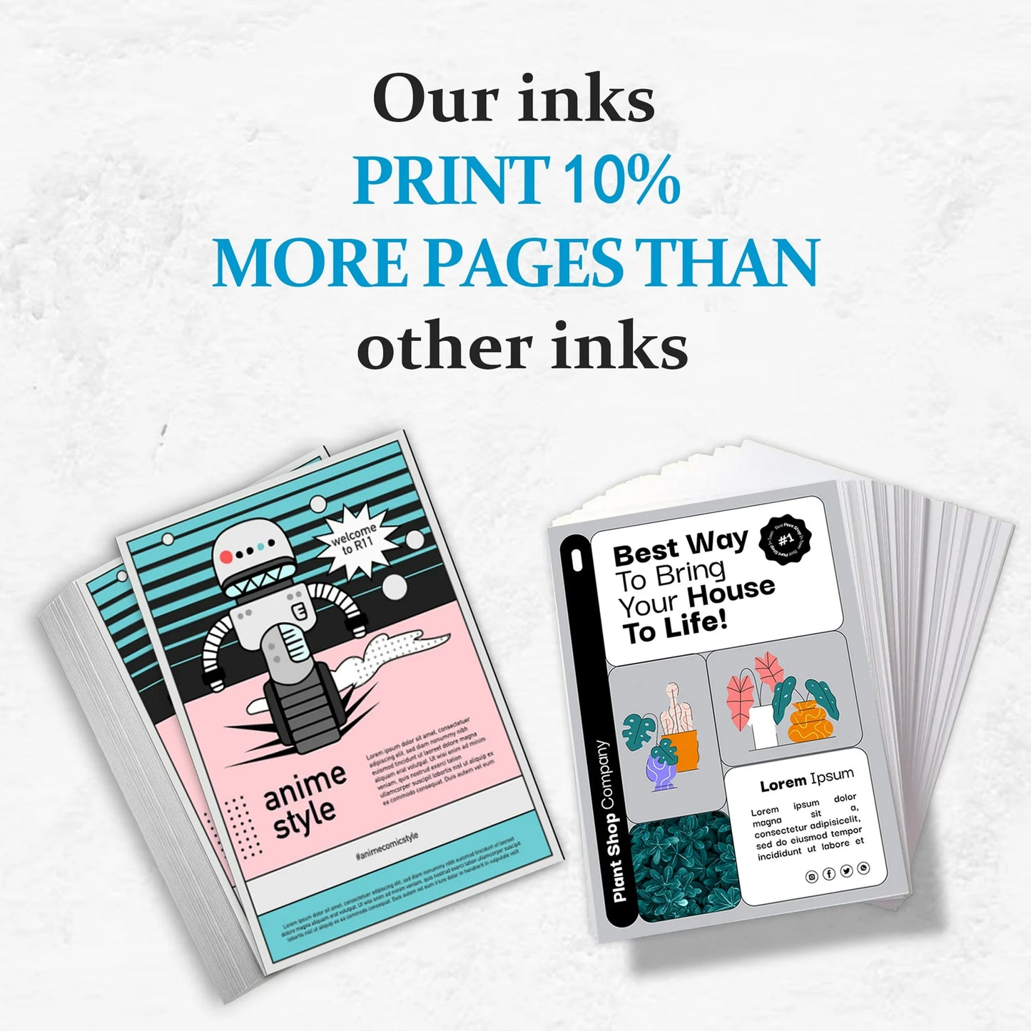 68 Ink Compatible for HP 68 Ink Cartridges Combo Pack Envy 6152e 6155e 6152e 6155e 6552e 6555e 6558e Printers