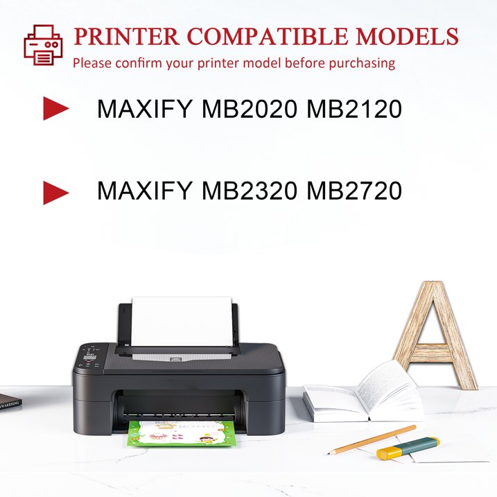 PGI 1200XL Ink 4 Pack Compatible for Canon 1200XL Ink cartridge MB2120 MB2320 Printer (Black Cyan Magenta Yellow )