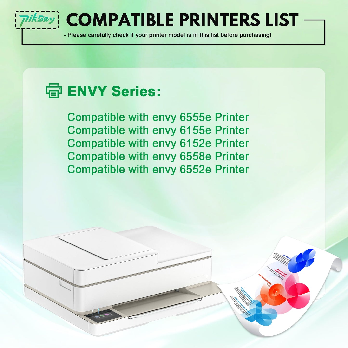 68e 68 Ink Cartridges High Yield Compatible for HP 68 68e Ink for HP Envy 6152e 6155e 6552e 6555e 6558e Printer Black, 2-Pack