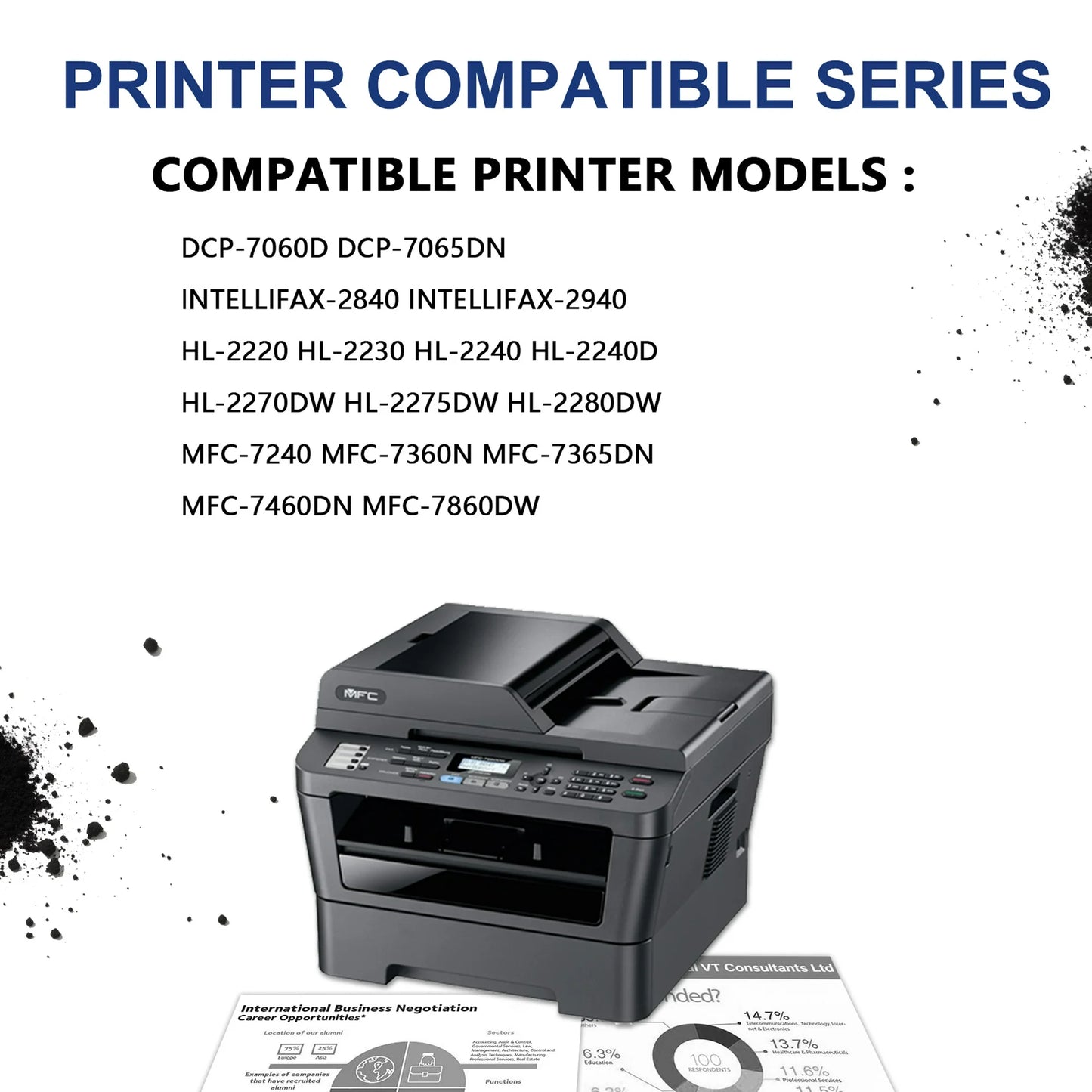 DR420 Drum Compatible for Brother DR420 Drum Unit HL-2270DW DCP-7065DN Printer 2 Pack