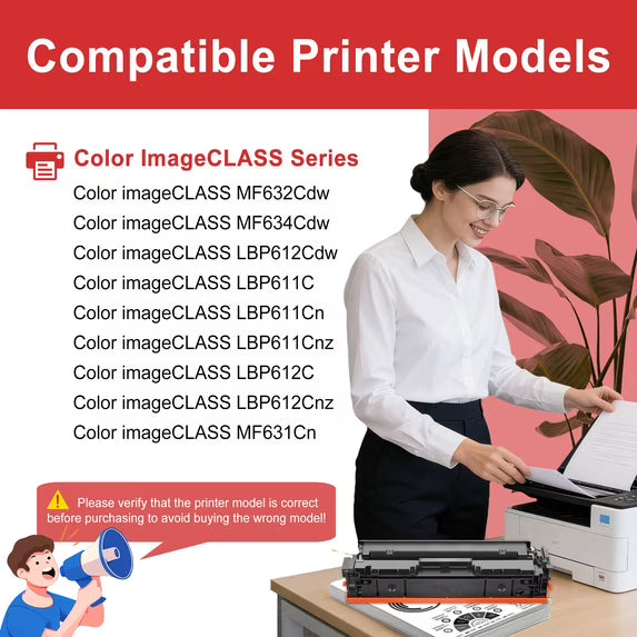 045 Toner Cartridge Compatible for Canon 045 CRG 045 Toner Color ImageCLASS MF634Cdw MF632Cdw LBP612Cdw MF630C LBP610 Printer Toners (4 Pack, Black / Cyan / Magenta / Yellow)
