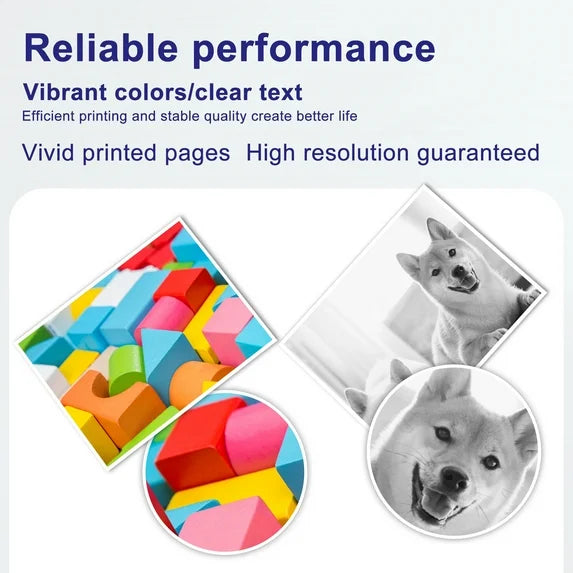 LC61 Ink Cartridges Compatible for Brother LC61 for Brother MFC-J270W Printer (4Pack,1BK+1C+1M+1Y)