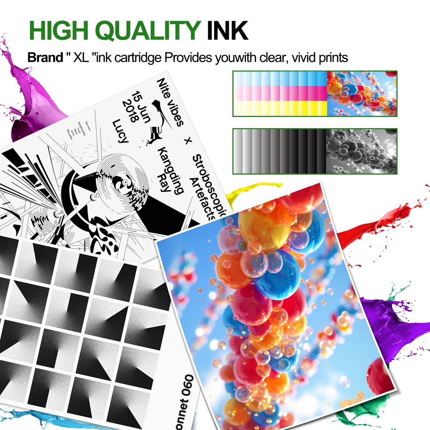 910 XL 910XL Ink Cartridges Combo Pack Compatible for HP 910 Ink Cartridge for OfficeJet 8020 8015e Pro 8025e 8020e Printer (Black Cyan Magenta Yellow, 4 Pack)