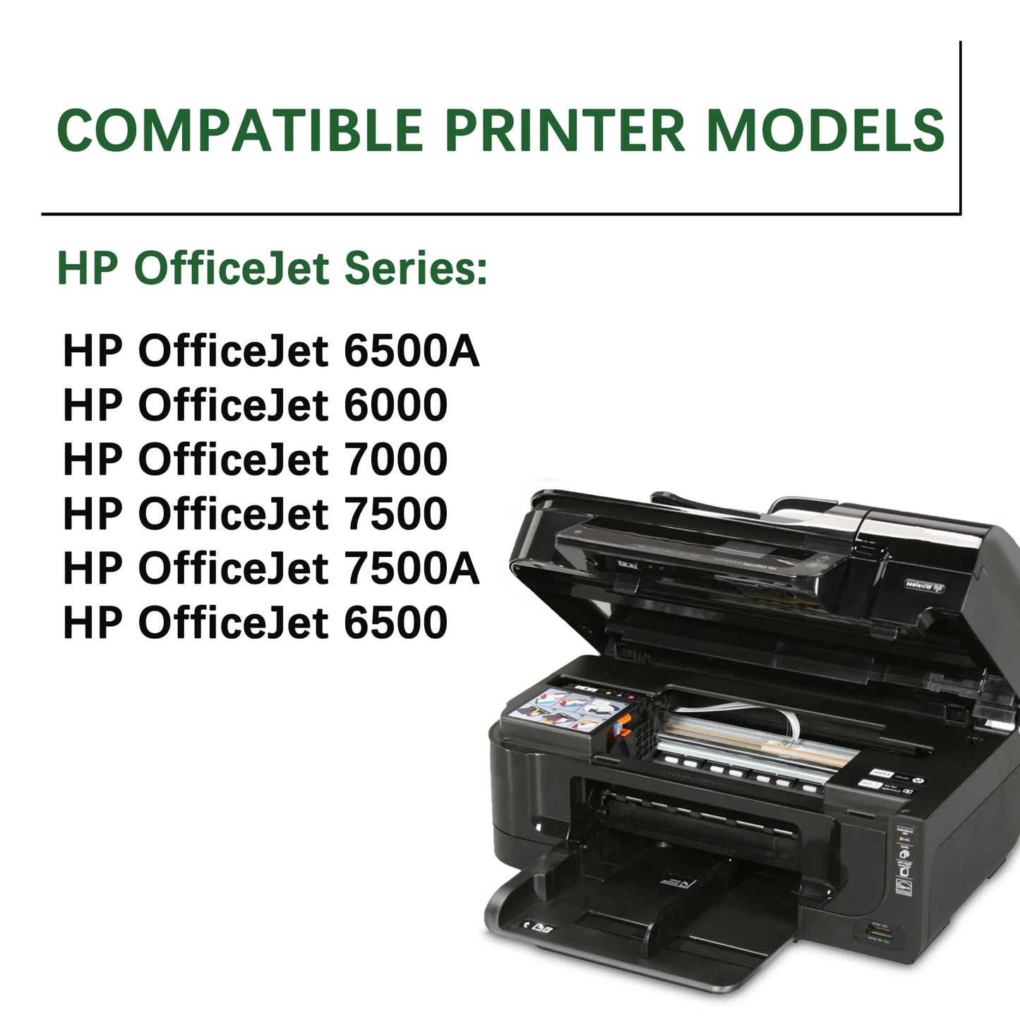 920XL Ink Cartridge Compatible for HP 920 Ink Cartridges for HP OfficeJet 7500 E709 Printer (5 Pack)