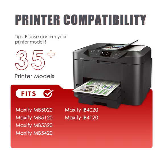 PGI-2200XL 2200XL Ink Cartridge Compatible for Canon PGI 2200XL Ink Maxify MB5020 MB5120 MB5320 MB5420 iB4020 iB4120 Printers (4 Pack)