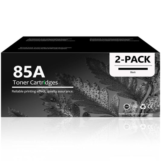 85A Toner Cartridge 2-Pack Compatible for 85A CE285A Toner Cartridge for Pro P1109w P1102w Printer(Black)