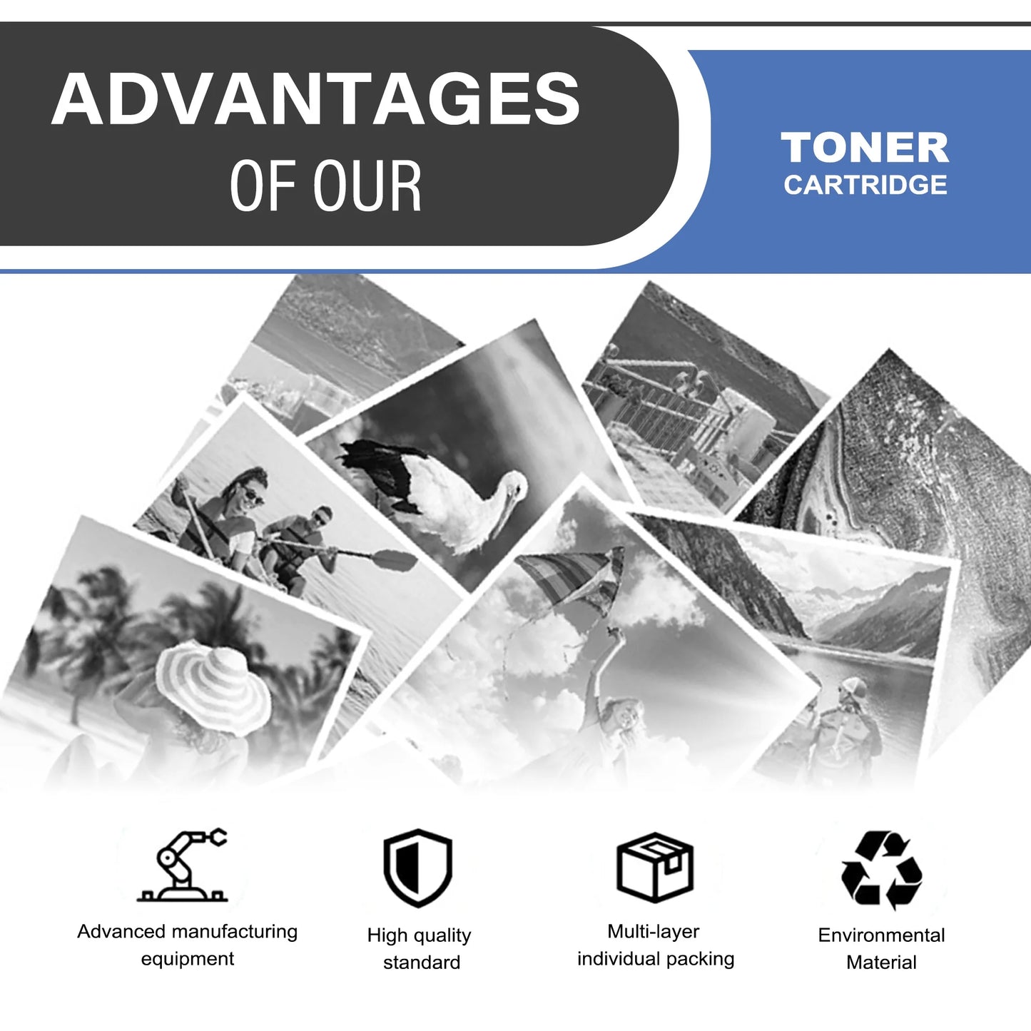 78A CE278A Toner Cartridge Black 2-Pack Compatible for HP 78A CE278A Toner Cartridges for Laser Pro P1566, P1606, MFP M1536 Series Printer