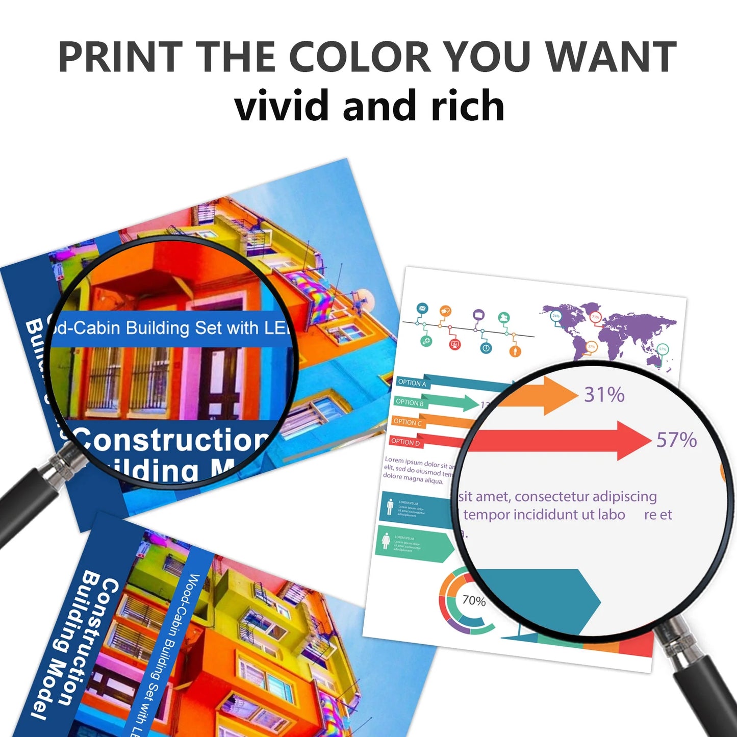 TN433 High Yield Toner Cartridge (Cyan/ Yellow/ Magenta, 3 Pack) - Replacement for Brother TN4333pk MFC-L8690CDW Printer