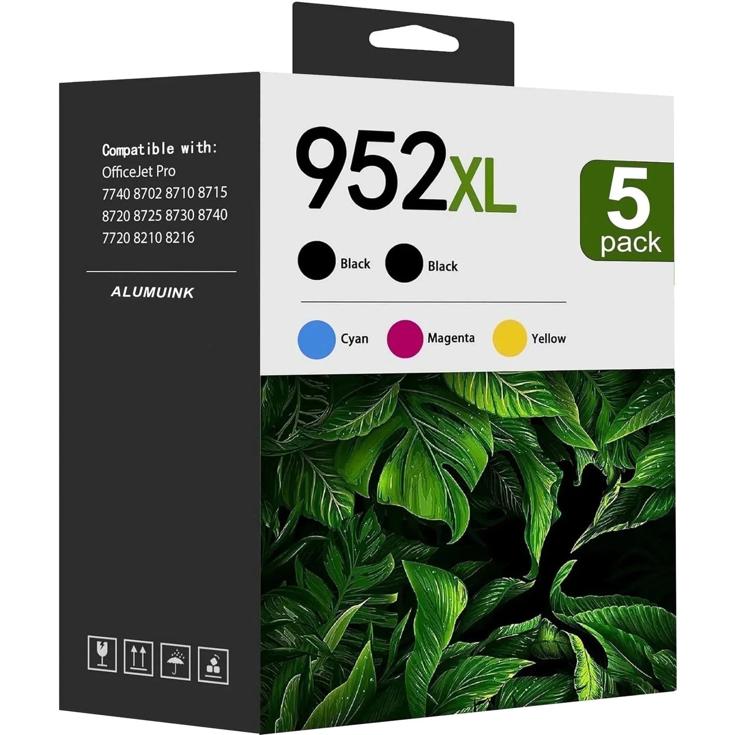 952XL 952 XL Ink Cartridge Compatible for HP 952 Combo Ink Cartridges for Office Jet Pro 7740 8720 8710 Printer