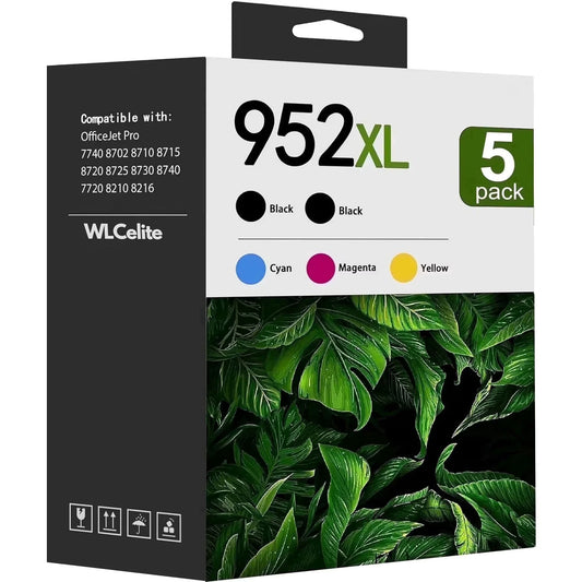 952XL 952 XL Ink Cartridge Compatible HP952 Combo Ink Cartridges for Office Jet Pro 7740 8720 8710 Printer