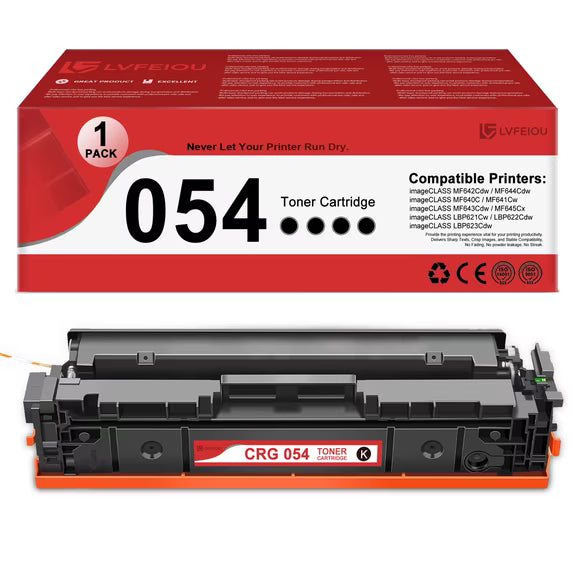 Cartridge 054 CRG 054 Black Toner Cartridge Compatible for Canon 054 Toner imageCLASS MF642Cdw MF644Cdw LBP621Cw Printer Toners