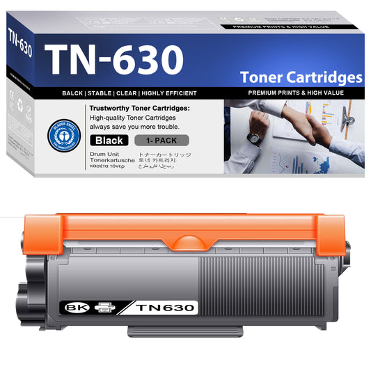 TN630 Toner Cartridge ZXTZX Compatibles for Brother TN-630 Compatibles for HL-L2360DW MFC-L2685DW Series Printers 1 Pack Black