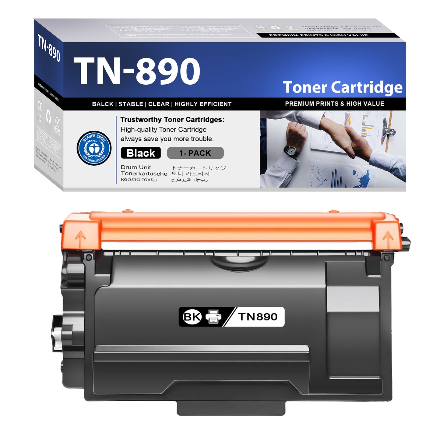 TN890 Toner Cartridge ZXTZX Compatibles for Brother TN-890 Compatibles for HL-L6250DW MFC-L6900DW Series Printers 1 Pack Black