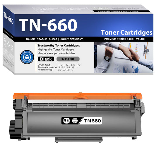 TN660 Toner Cartridge ZXTZX Compatibles for Brother TN-660 Compatibles for HL-L2315DW MFC-L2720DW Series Printers 1 Pack Black