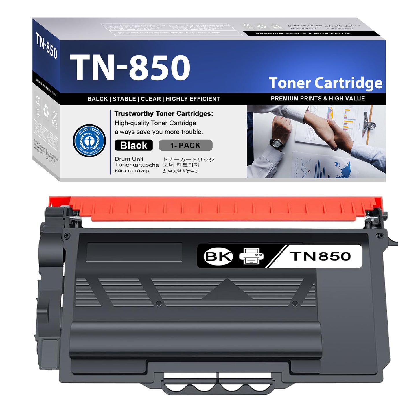 TN850 Toner Cartridge ZXTZX Compatibles for Brother TN-850 Compatibles for HL-L6400DWT MFC-L6700DW Series Printers 1 Pack Black