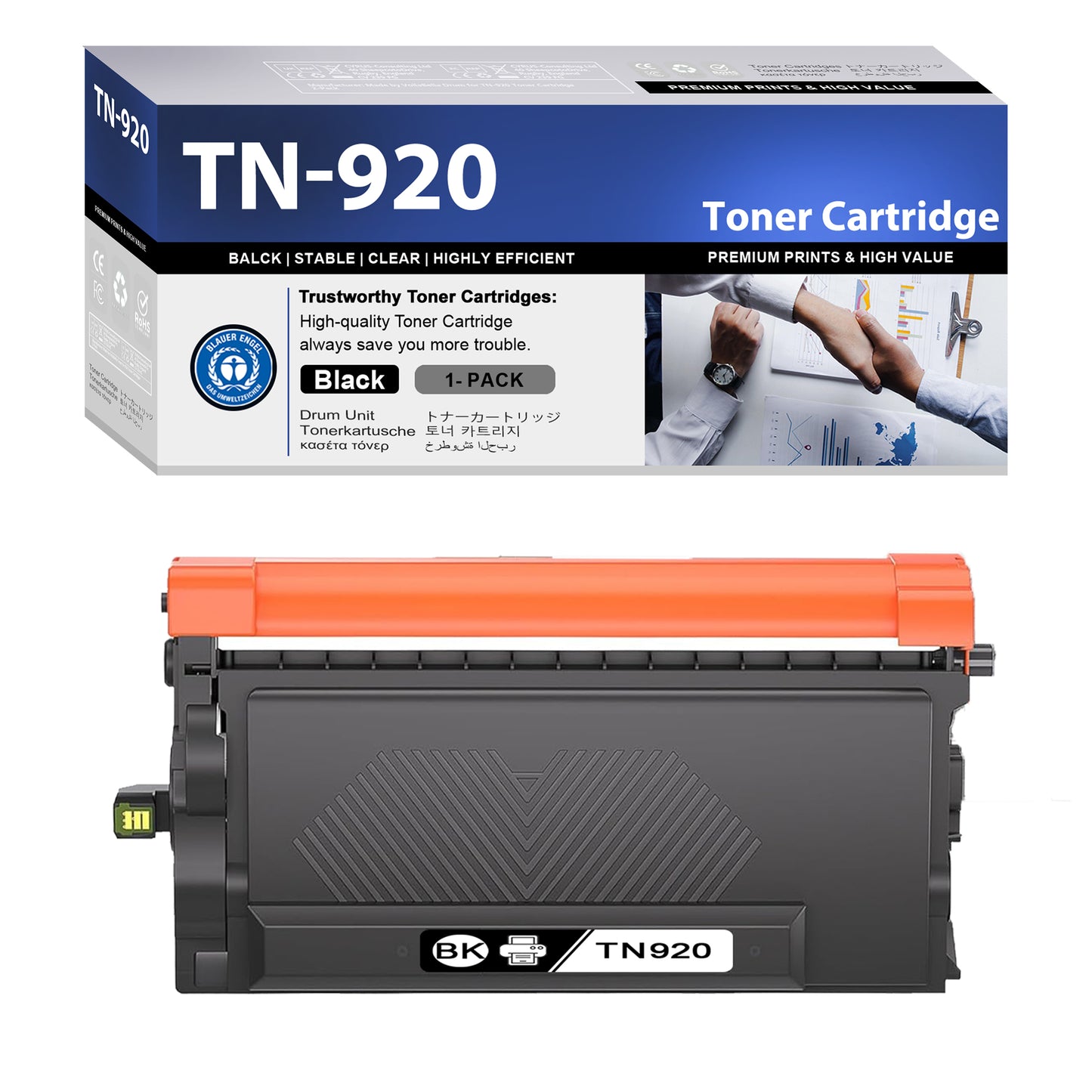 TN920 Toner Cartridge ZXTZX Compatibles for Brother TN-920 Compatibles for HL-L6415DW MFC-L6810DW Series Printers 1 Pack Black
