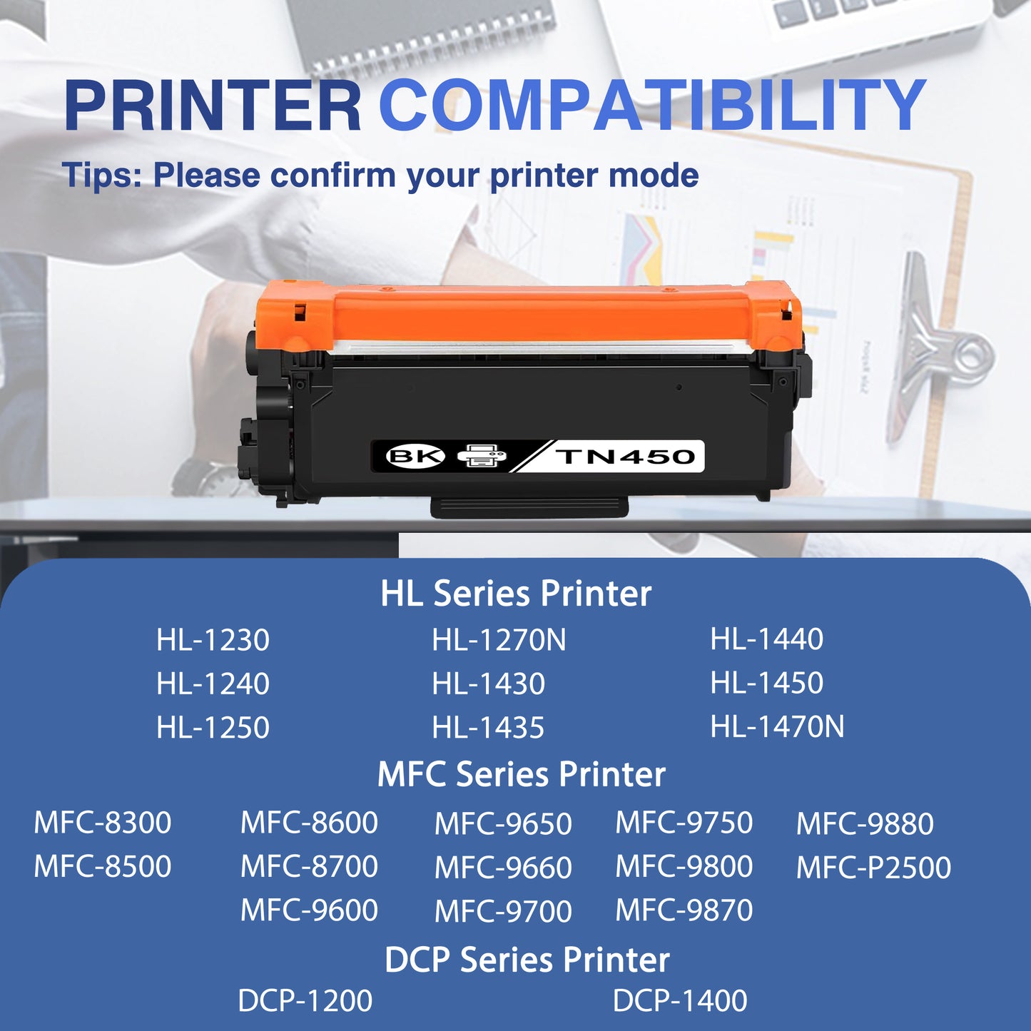 TN450 4 Pack TN450 High Yield Black Toner Cartridge ZXTZX Compatibles for Brother HL-2270DW HL-2240 MFC-7360N MFC-7860DW DCP-7065DN Printers